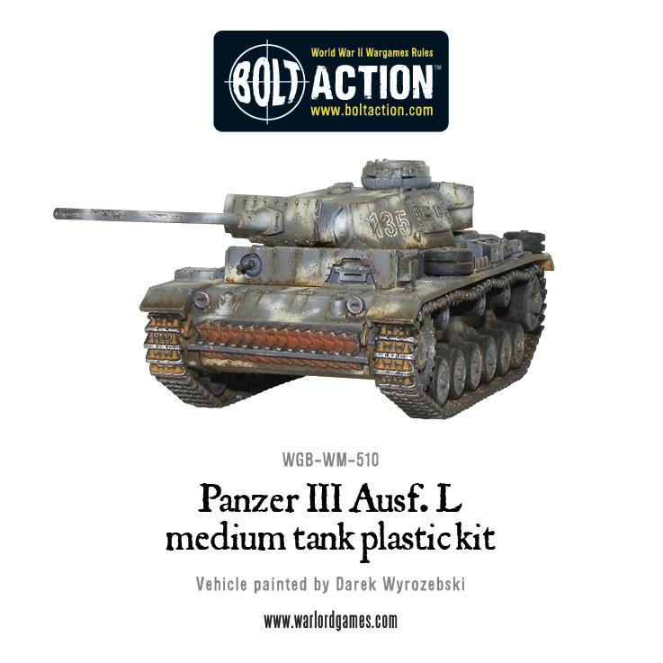 Bolt Action: German - Panzer III (plastic)