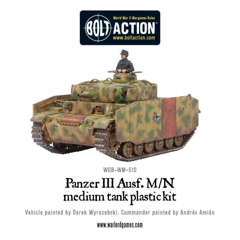 Bolt Action: German - Panzer III (plastic)