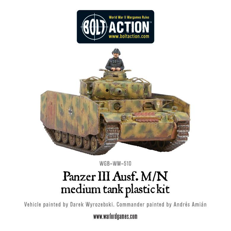 Bolt Action: German - Panzer III (plastic)