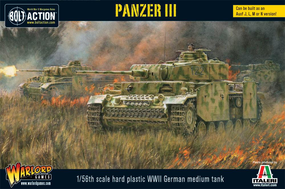 Bolt Action: German - Panzer III (plastic)