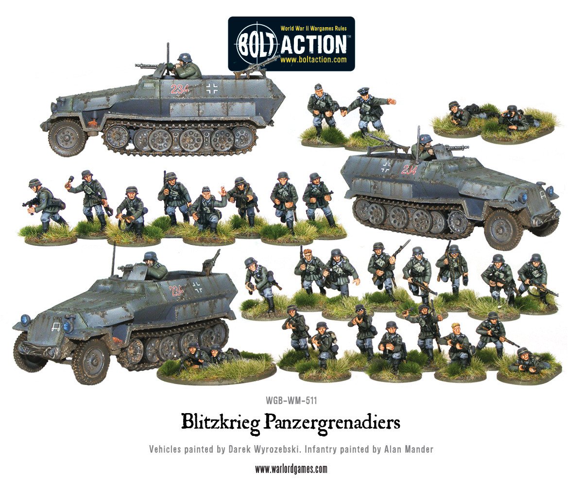 Bolt Action: German - Blitzkrieg Panzergrenadiers