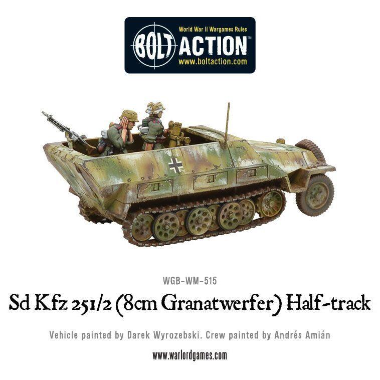 Bolt Action: German - Sd.Kfz 251/2 Ausf D (8cm Granatwerfer) Half Track