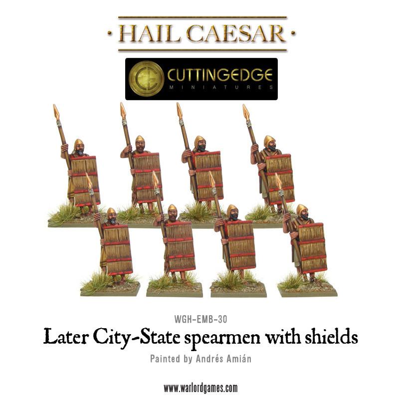Hail Caesar: Early/Middle Bronze Age - Later City-State spearmen with shields