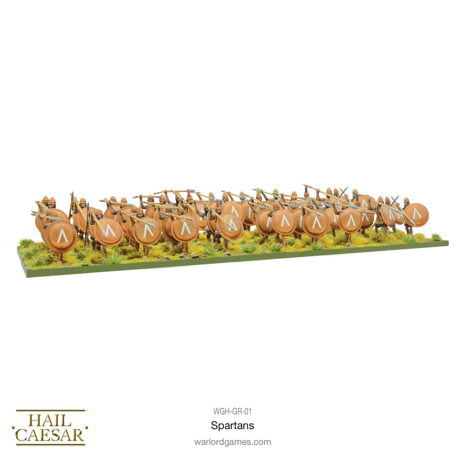Hail Caesar: Aegean States - Spartans: Spartans plastic boxed set