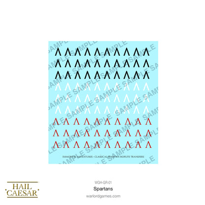 Hail Caesar: Aegean States - Spartans: Spartans plastic boxed set