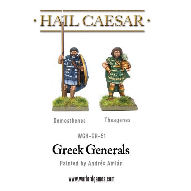 Hail Caesar: Aegean States - Greek Generals (Demosthenes & Theagenes)