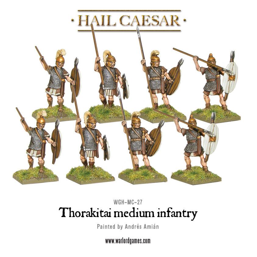Hail Caesar: Aegean States - Thorakitai medium infantry