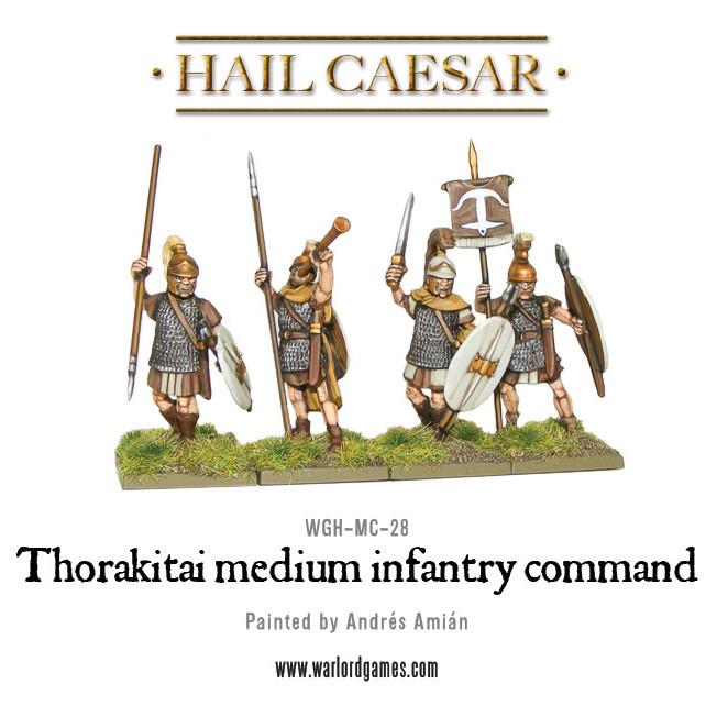 Hail Caesar: Aegean States - Thorakitai medium infantry command