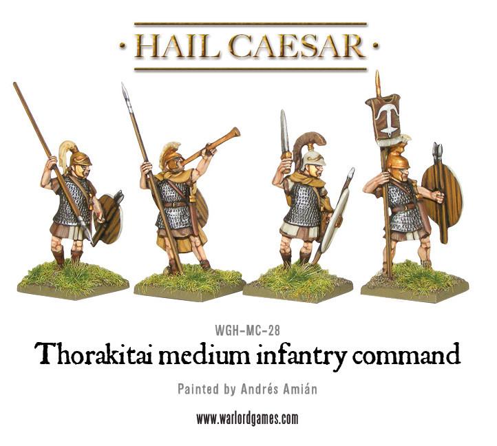 Hail Caesar: Aegean States - Thorakitai medium infantry command