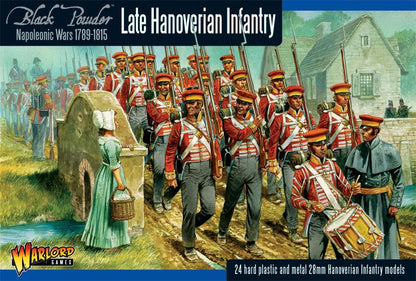 Black Powder: British - Napoleonic Hanoverian Line Infantry Regiment plastic boxed set