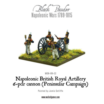 Black Powder: British - Napoleonic British Royal Artillery 6-pdr cannon (Peninsular Campaign)