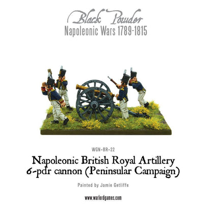 Black Powder: British - Napoleonic British Royal Artillery 6-pdr cannon (Peninsular Campaign)