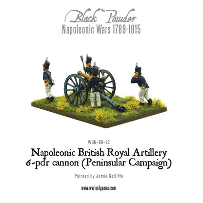 Black Powder: British - Napoleonic British Royal Artillery 6-pdr cannon (Peninsular Campaign)