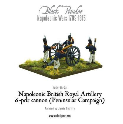 Black Powder: British - Napoleonic British Royal Artillery 6-pdr cannon (Peninsular Campaign)