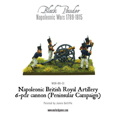 Black Powder: British - Napoleonic British Royal Artillery 6-pdr cannon (Peninsular Campaign)