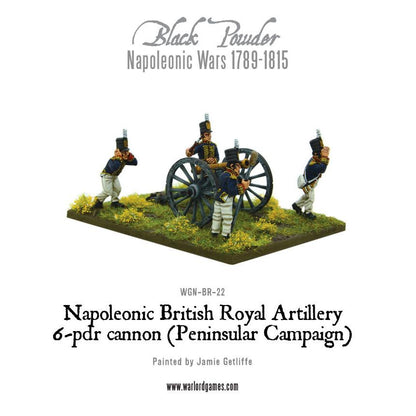 Black Powder: British - Napoleonic British Royal Artillery 6-pdr cannon (Peninsular Campaign)