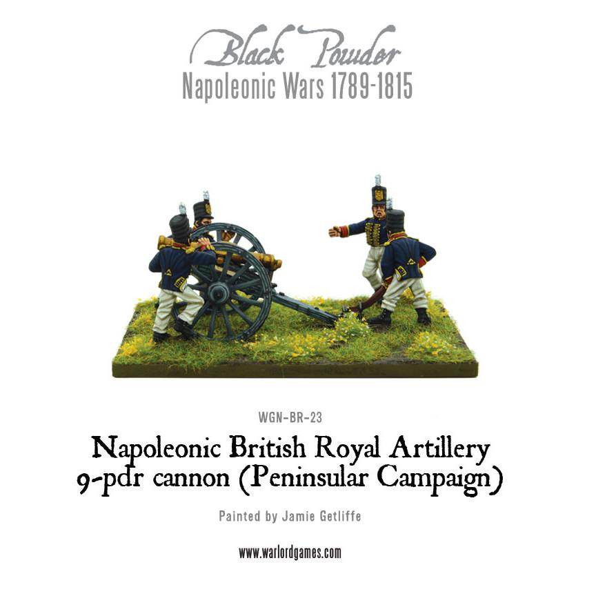 Black Powder: British - Napoleonic British Royal Artillery 9-pdr cannon (Peninsular Campaign)