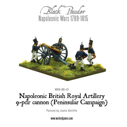 Black Powder: British - Napoleonic British Royal Artillery 9-pdr cannon (Peninsular Campaign)