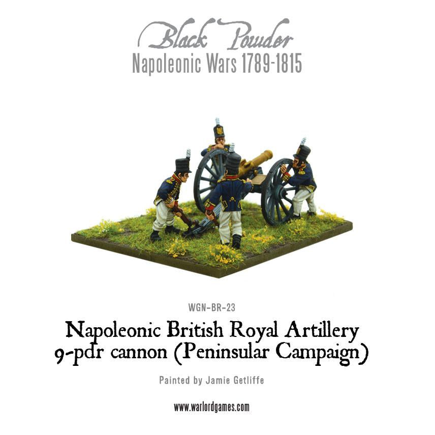 Black Powder: British - Napoleonic British Royal Artillery 9-pdr cannon (Peninsular Campaign)