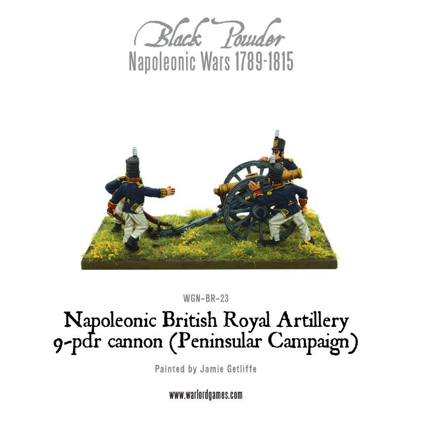 Black Powder: British - Napoleonic British Royal Artillery 9-pdr cannon (Peninsular Campaign)