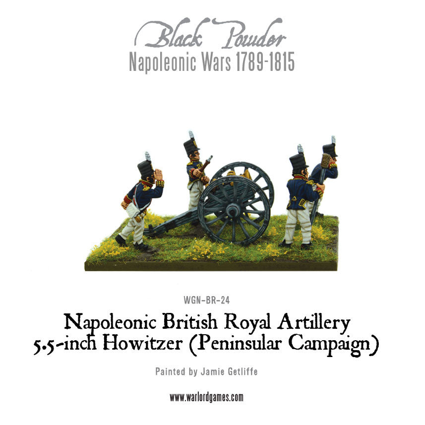 Black Powder: British - Napoleonic British Royal Artillery 5.5-inch Howitzer (Peninsular Campaign)