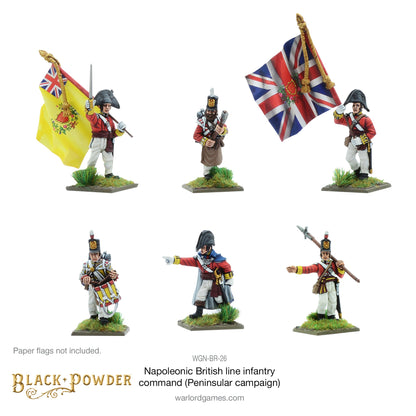 Black Powder: British - Napoleonic British Line Infantry command (Pensinsular War)