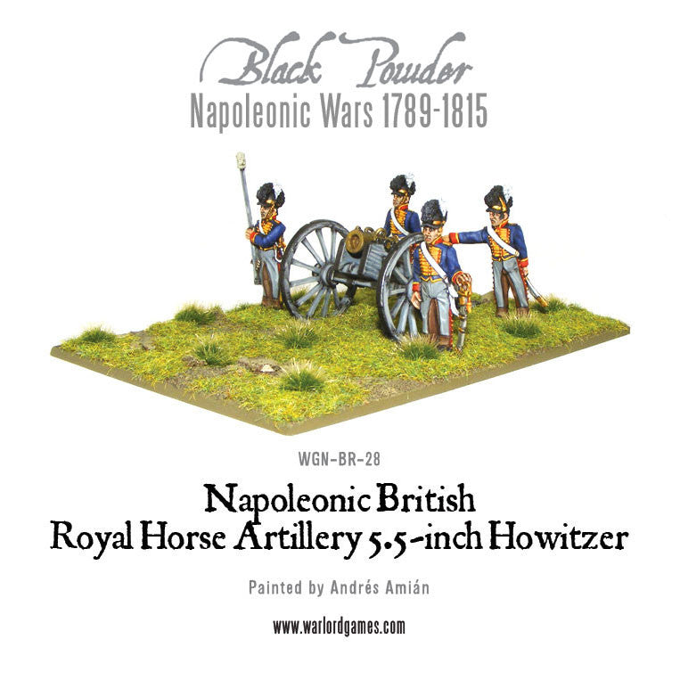 Black Powder: British - Napoleonic British Royal Horse Artillery 5.5-inch Howitzer