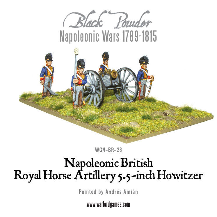 Black Powder: British - Napoleonic British Royal Horse Artillery 5.5-inch Howitzer