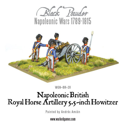 Black Powder: British - Napoleonic British Royal Horse Artillery 5.5-inch Howitzer