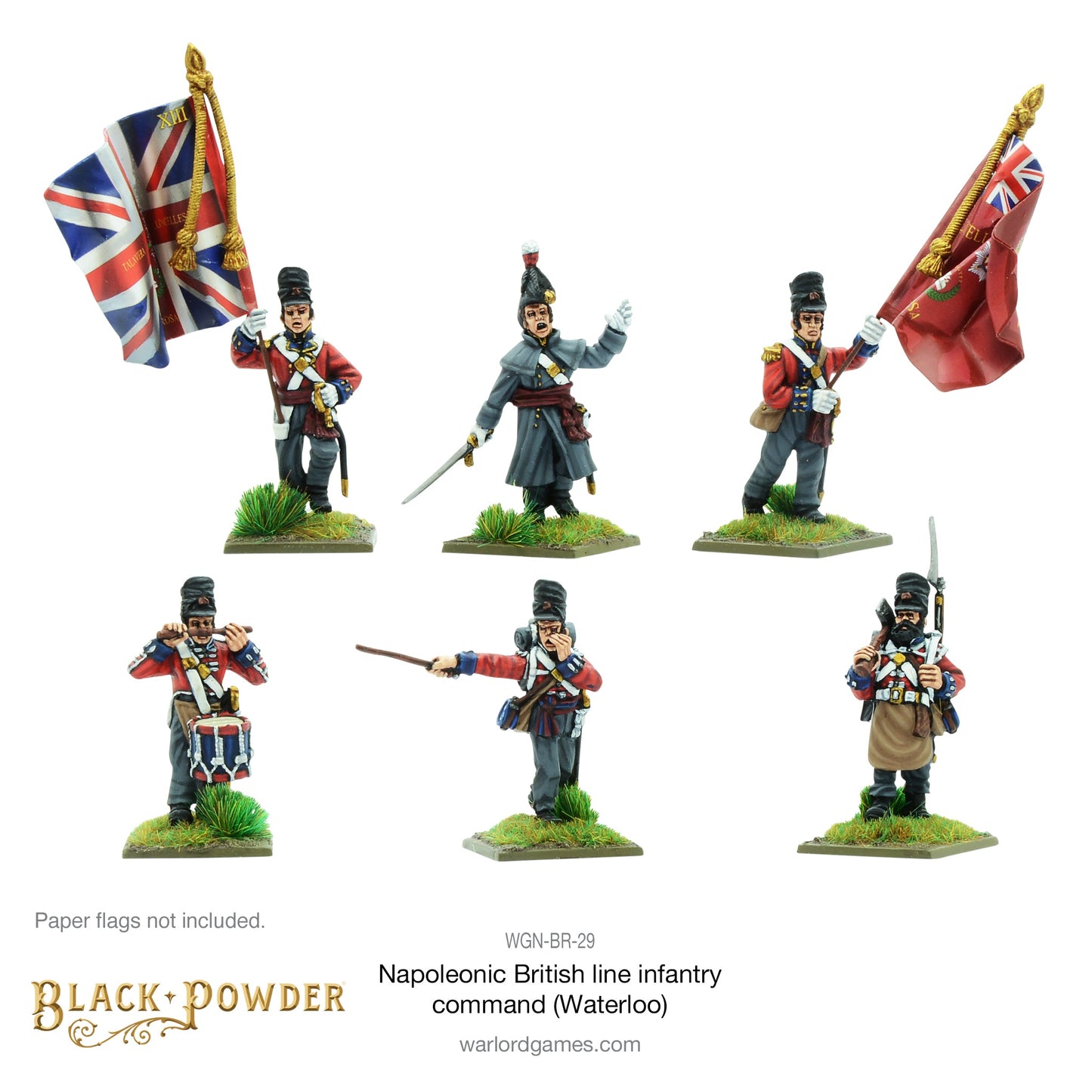 Black Powder: British - Napoleonic British Line Infantry command (Waterloo campaign)