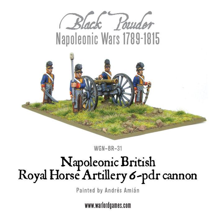 Black Powder: British - Napoleonic British Royal Horse Artillery 6-pdr cannon