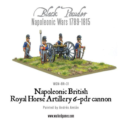 Black Powder: British - Napoleonic British Royal Horse Artillery 6-pdr cannon