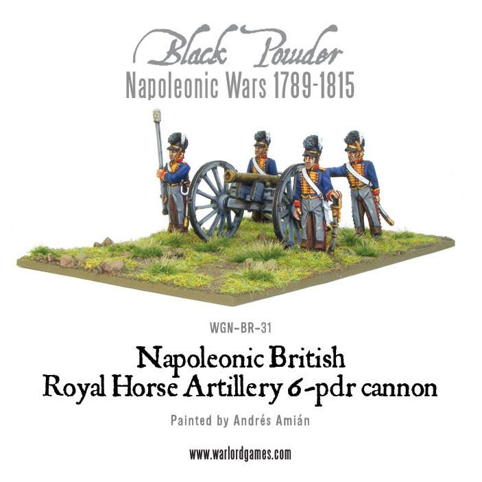 Black Powder: British - Napoleonic British Royal Horse Artillery 6-pdr cannon