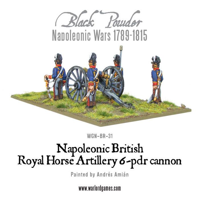 Black Powder: British - Napoleonic British Royal Horse Artillery 6-pdr cannon