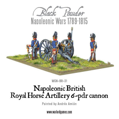 Black Powder: British - Napoleonic British Royal Horse Artillery 6-pdr cannon