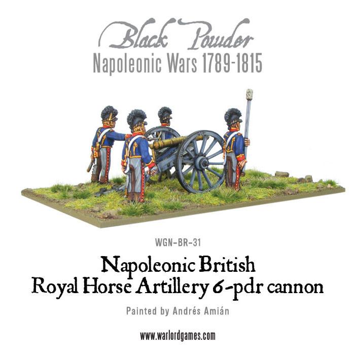 Black Powder: British - Napoleonic British Royal Horse Artillery 6-pdr cannon