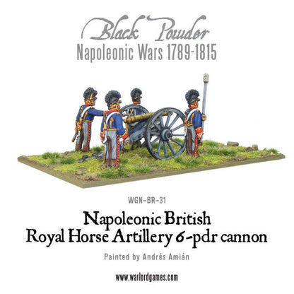 Black Powder: British - Napoleonic British Royal Horse Artillery 6-pdr cannon