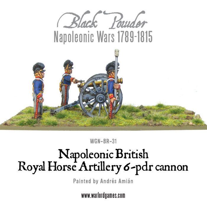 Black Powder: British - Royal Horse Artillery 6-pdr and Limber Team