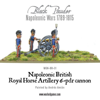 Black Powder: British - Royal Horse Artillery 6-pdr and Limber Team