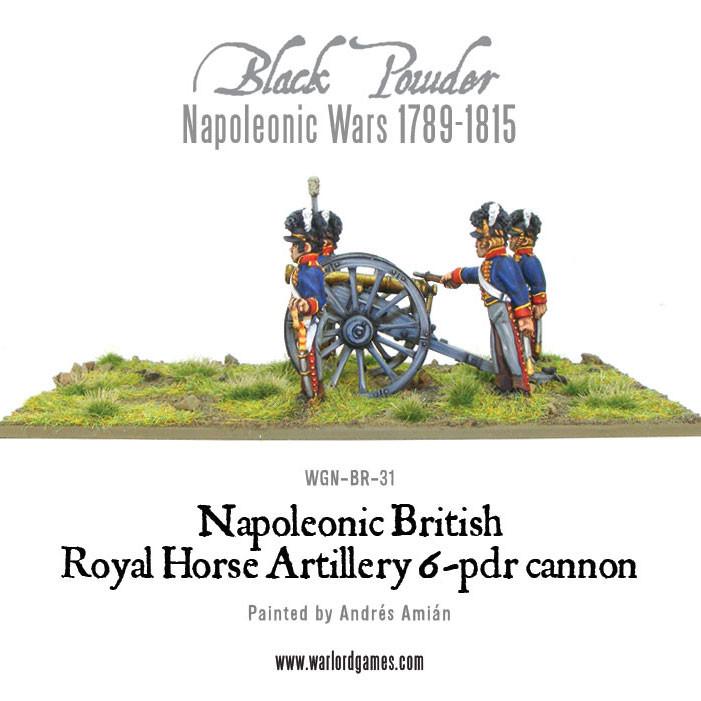 Black Powder: British - Napoleonic British Royal Horse Artillery 6-pdr cannon