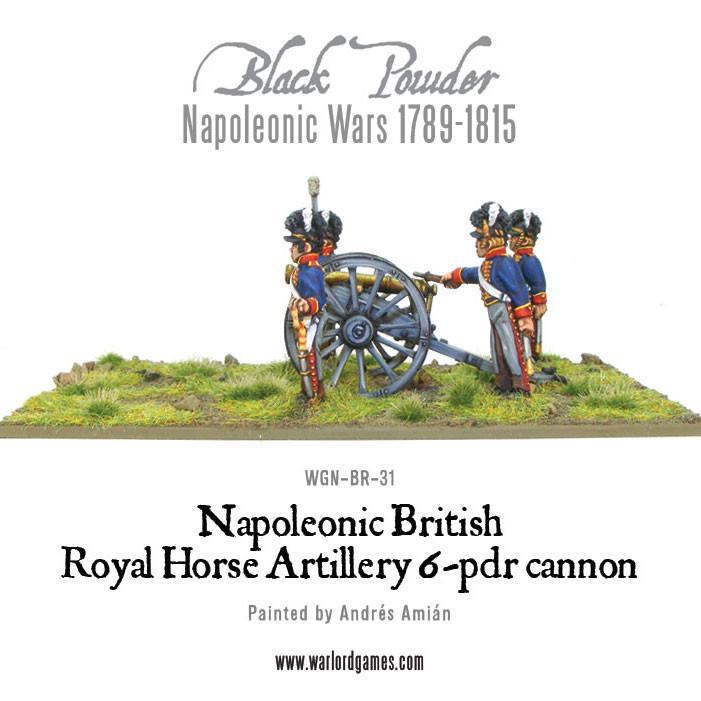 Black Powder: British - Royal Horse Artillery 6-pdr and Limber Team