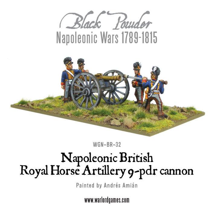 Black Powder: British - Napoleonic British Royal Horse Artillery 9-pdr cannon