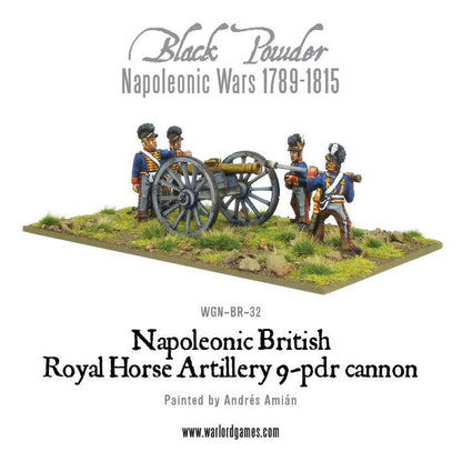Black Powder: British - Napoleonic British Royal Horse Artillery 9-pdr cannon