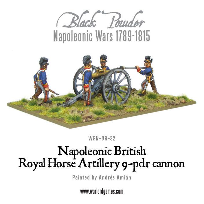 Black Powder: British - Napoleonic British Royal Horse Artillery 9-pdr cannon