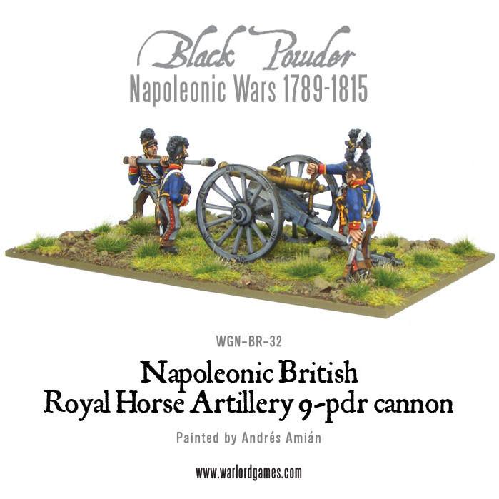 Black Powder: British - Napoleonic British Royal Horse Artillery 9-pdr cannon