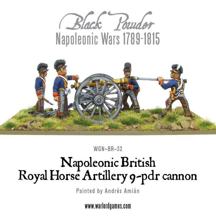 Black Powder: British - Napoleonic British Royal Horse Artillery 9-pdr cannon