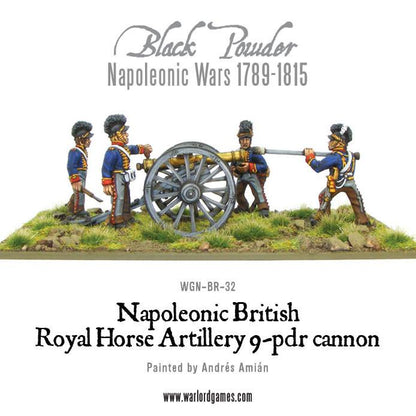 Black Powder: British - Napoleonic British Royal Horse Artillery 9-pdr cannon