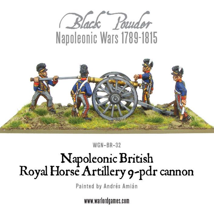 Black Powder: British - Napoleonic British Royal Horse Artillery 9-pdr cannon