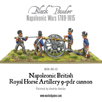 Black Powder: British - Napoleonic British Royal Horse Artillery 9-pdr cannon