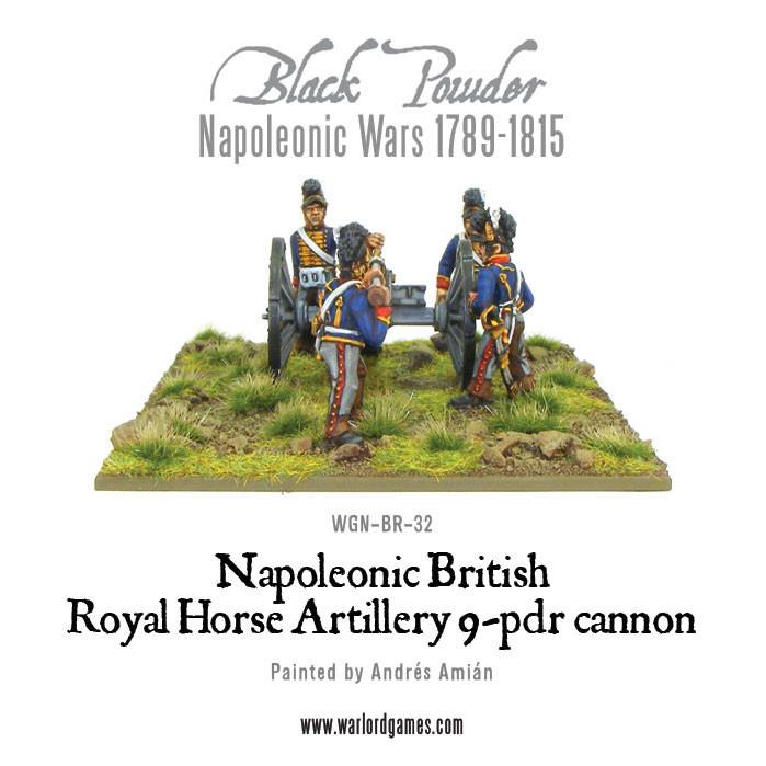 Black Powder: British - Napoleonic British Royal Horse Artillery 9-pdr cannon